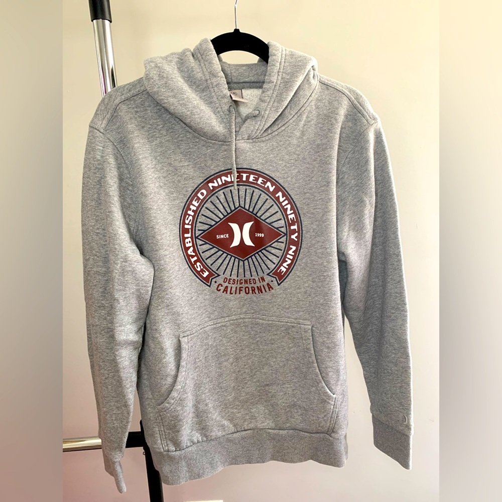 Hurley Gray Graphic Hoodie